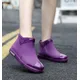 Fashion Rain Boots Women's Short Rain Shoes Four Seasons Outdoor Work Shoes Waterproof Non-Slip