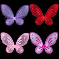 Fairy Wings Dress Up Wings Butterfly Fairy Halloween Costume Angel Wings for Kids (22."4W x 17.7" L)