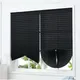 Adhesive Blackout Darkening Pleated Window Shade Blinds Portable Temporary Blinds Bedroom Apartment