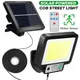 Solar Light Waterproof Solar Powered Wall Light Outdoor Wall Emergency Street Security Lamps for