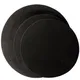 Black Foam Drum Mute Pad Drum Silencer Dampeners Drum Mat Jazz Snare Electronic Dumb Drum Practice