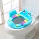 Children's Toilet Seat Toddler Auxiliary Toilet Training Cushioned Toilet Hand-held Thickened And