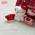 Hello Kitty Keychain Kawaii Plush Doll Toys Pendant Cartoon Sanrio Kawaii Bag Decor Hello Kitty