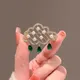 Creative Hollow Cloud Pearl Zircon Brooch For Women Cute Elk Mountain Leaf Flower Corsage Coat Dress