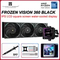Thermalright FROZEN VISION 360 Black CPU Water-cooled LCD Square Screen Integrated Liquid Cooler For