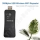 New Universal USB TV WiFi Dongle Adapter 300Mbps Wireless Network Card RJ45 WPS Wifi Repeater For