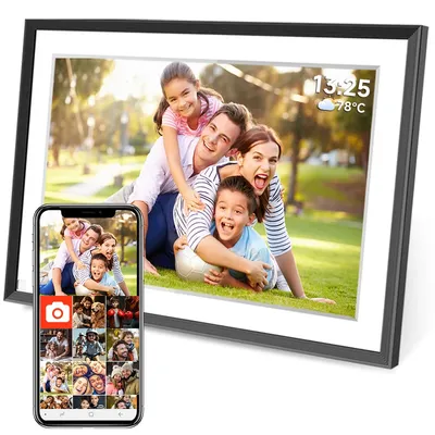Frameo 10.1 Inch WiFi Digital Picture Frame，1280 * 800IPS HD Cloud Smart Digital Photo Frame,32GB