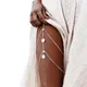 2020 New Fashion Women Leg Chains Boho Anklet Body Jewelry Gold Color Anklets For Women Leg Chains