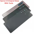 Gorilla Glass For Sony Xperia 5 II 100% Original Hard Battery Cover Rear Lid Back Door Housing Case