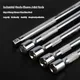 1/4 3/8 1/2 Socket Ratchet Wrench Extension Bar 50/75/100/125/150/250mm Long Bar Steering Sleeve