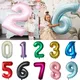 Foil Birthday Balloons Helium Number Ballon Figures Wedding Decor Birthday Party Decorations Kid Air