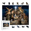 The Nativity Story Wooden Puzzles For Adults Wooden Jigsaw Puzzles Unique Shape Wooden Animal Puzzle