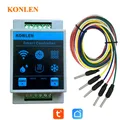 KONLEN Tuya Water Level Sensor WIFI Smart Home Leakage Flood Alarm Controller Overflow Pool Tank