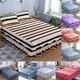 3PCS Bed Skirt Cotton Bedspread Set Embroidery Bed Dress Pillow Cases 3 Pieces/Set For King/Queen