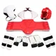 Five-piece Set Taekwondo Helmet Kickboxing Armor Guantes De Boxeo WTF Foot Gloves Game Equipment