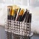 Transparent Acrylic Cosmetic Case Makeup Eyeliner Pen Foundation Blush Eyeshadow Brushes Holder Box