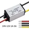 DC 24v to 12v 1A-5A Reducer Regulator Step Down Converter Power Supply Adapter for Solar System Auto Car Truck Vehicle Boat