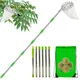 Metal Fruit Picker Pole with Basket Fruit Picker with Telescopic Extendable Pole Fruit Picking