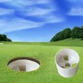 Golf Training Aids Putting Putter Hole Cup Plastic White Practice Cups Yard Garden Backyard Grass