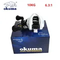 OKUMA fishing reel metal wire cup 6.3:1 water droplet wheel 10KG magnetic brake fishing bait carp