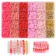 Gifts To Girls Rainbow Flat Bead Bohemian Bracelet Necklace Making Letter Beads Unique Accessory Set