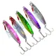 1pcs Fishing Lure 6/6.5/7.5/8.5cm 18/25/35/45g Sea Fishing Sequin Swing Fishing Spinner Bait Jigging