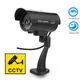 HONTUSEC Dummy Camera Security CCTV Camera Waterproof Fake Camera IR LED Flash Red Led Home Security