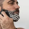 Men Beard Brush Facial Cleansing Brush Scrub Exfoliating Massage Silicone Miniature Face Deep Clean