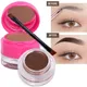 2 IN 1 Eyebrow Eyeliner Gel Quick Dry Long Lasting Eye Liner Cream with Brush Eyes Makeup Waterproof