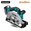 Kamolee 7 inch 21V 6.0Ah 6000mAh Electric Circular Saw for Home DIY Compatible Makita 18V Battery