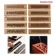 1Pc Incense Box Bamboo Wood Incense Stick Holder Burning Joss Insence Box Burner Ash Catcher Home