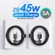 For SAMSUNG 5A USB Cable For Samsung Galaxy S22 S23 Ultra S21 FE 45W Super Fast Charging Note 20 10