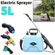 Sprinkler Electric Sprayer 5L Watering Can With Spray Gun 2400MAH Automatic Garden Plant Mister USB