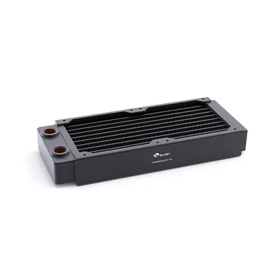 Bykski 16cm 80mm x 2 Copper Radiator Liquid Water Cooling Cooler Heat Exchanger CR-RD80X2RC-TN