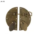 Chinese Style Iron Door Knocking Knocker Furniture Hardware Pull Vintage Lock Catch For Cabinet
