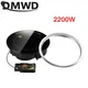 DMWD 2200W Round Electric Magnetic Induction Cooker Wire Control Black Crystal Panel Hotpot Cooktop