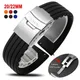 20mm 22mm Silicone Straps for Seiko Watch Band Universal Replacement Strap Watch for Women Men