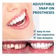 Sdatter Adjustable Denture Teeth Set Instant Smiling Denture Teeth Veneer Whitening Tooth Denture