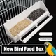 Parrot Birds Water Hanging Bowl Parakeet White Feeder Box Pet Cage Plastic Food Container Peony