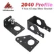 DIY 3D Printer Parts 2040 Profile Y Axis 42 Stepper Motor Bracket Fixed Mount Plate Spare Kit For
