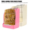 Rabbit Grass Frame Hay Feeder Rabbit Pet Food Container Rabbit Food Basket Grass Hay Bowl Rack Grass