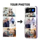 Personalized Customized Photo Folding Phone Case For Samsung Galaxy Z Flip 5 4 3 Design Picture Name