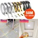 50M Gold black Self-Adhesive Tile Stickers Tape Floor Waterproof Wall Gap Sealing Strip Tile Beauty