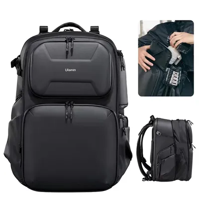 Ulanzi BP10 Hardshell Camera Backpack 35L Travel Large Capacity Storage Splash-proof Photography Shoulders Bag Camera Bag