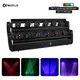 2PC/Set 3000mW Moving Head Light RGB 3in1 6 Eyes DMX Controller Stage Bar DJ Disco Party Wedding