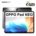 2 pezzi HD protezione schermo antigraffio in vetro temperato per OPPO Pad NEO LTE WiFi 11.36 pollici 2024 pellicola protettiva per tablet