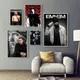 The Famous American Rapper Eminem Classic Anime Poster Fancy Wall Sticker for Living Room Bar