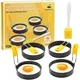 4/2pcs Stainless Steel Fried Egg Shaper Breakfast Nonstick Omelette Pancake Maker Fried Egg Mold Egg