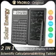 VAORLO 2 IN 1 Foldable Scientific Calculators With 6 Inch Writing Tablet Digital Drawing Pad