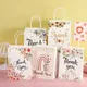 10Pcs/Lot Flower Kraft Paper Bag Festival Party Cookie Candy Packaging Box Gift Bag Paper Bag